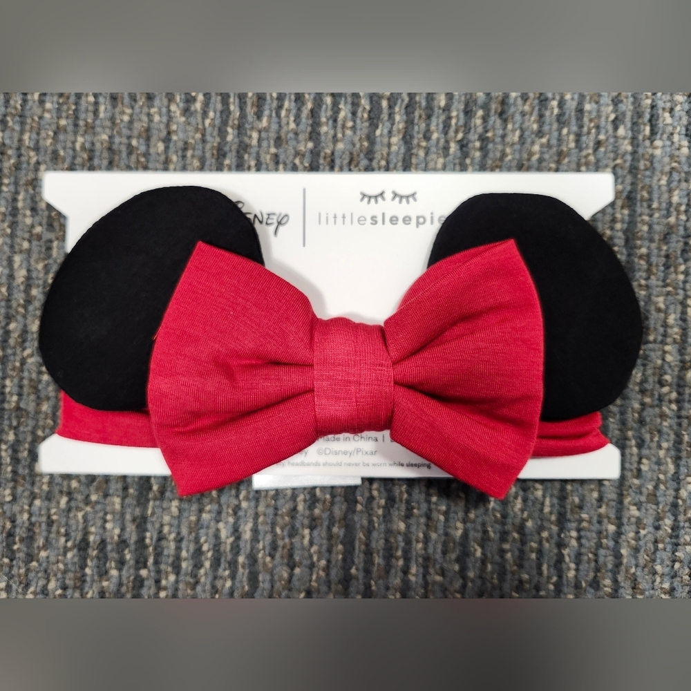 NWT Little Sleepies Red Bow Hair Accessory